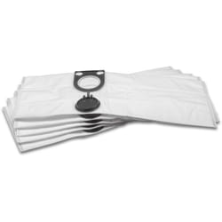 Vhbw - 5x Sacs remplacement pour Milwaukee 4932373621 pour aspirateur - microfibre non tissée, 61cm x 22cm blanc