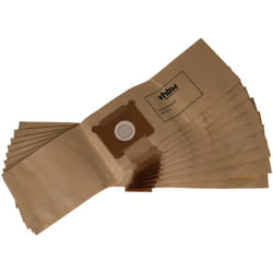 Vhbw - 10x Sacs remplacement pour Nilco 2601805, 2204805, 3270805, 3288810 pour aspirateur - papier, 26cm x 20cm couleur sable