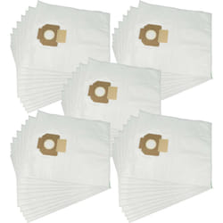 Vhbw - 50x Sacs compatible avec Milwaukee as 250 ecp, as 30/42 aspirateur - microfibre non tissée, 51cm x 43cm blanc