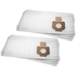 Vhbw - 10x Sacs compatible avec Nilfisk Alto Attix 3 aspirateur - microfibre non tissée, 27,9cm x 64,3cm blanc
