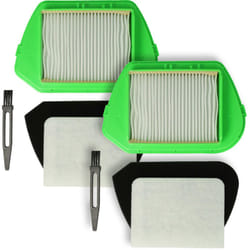 Vhbw - Lot de 8 pièces filtres/pinceau remplacement pour Rowenta ZR005501, ZR005401 pour aspirateur