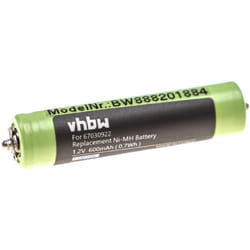 1x Batterie compatible avec Braun 5409 Wet & Dry, Series 3 310s Wet & Dry rasoir tondeuse électrique (600mAh, 1,2V, NiMH) - Vhbw