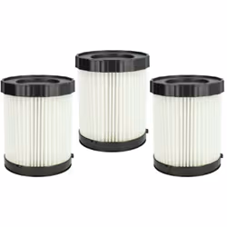 vhbw - the clever way Set de filtre plissé pour votre aspirateur industriel, pour aspiration à sec ou humide - Finition sur m ...