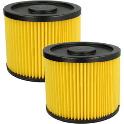 Vhbw - 2x filtre à cartouche compatible avec Lidl Parkside pnts 30/6 e, 30/8 e, 30/7 e, 30/8 de, 30/7 de aspirateur - Filtre plissé