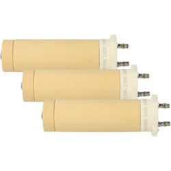 Vhbw - 3x Élément chauffant remplacement pour Leister 103.596 pour pistolet soudeur à air chaud - Noyau en céramique, 3 x 10,3 cm