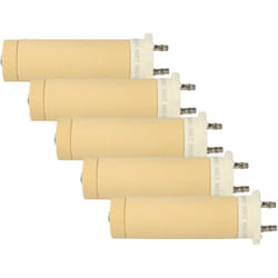 Vhbw - 5x Élément chauffant compatible avec Leister Triac bt pistolet soudeur à air chaud - Noyau en céramique, 3 x 10,3 cm