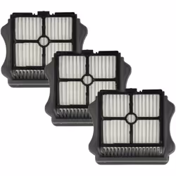 vhbw - the clever way Lot de 3x filtre pour votre aspirateur sec et humide - Finition sur mesure pour un changement du filtre ...