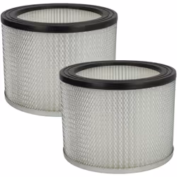vhbw - the clever way Set de 2x filtre plissé pour votre aspirateur industriel, pour aspiration à sec ou humide - Finition su ...