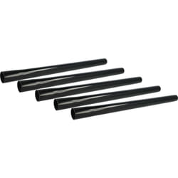 Vhbw - 5x Tube d'aspirateur universale compatible avec Makita 446, 446LX1, 447, VC2010L, VC2010LX1, 447MX1 aspirateur - raccord 32 mm, 50 cm, noir