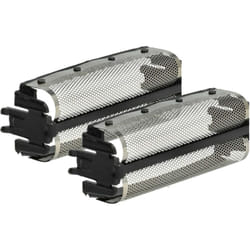 2x Grille double compatible avec Remington DF56, DF55, DF5, DF50 rasoir électrique + cadre, noir - Vhbw