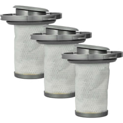 Vhbw - 3x Filtres séparateurs remplacement pour Rowenta ZR009006 pour aspirateur - Filtre de rechange, lavable gris / blanc