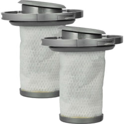 Vhbw - 2x Filtres séparateurs compatible avec Rowenta RH9637, RH9611, RH6879, RH6878 aspirateur - Filtre de rechange, lavable gris / blanc