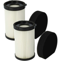 Vhbw - 2x Filtres à lamelles compatible avec Cecotec Conga Thunderbrush 550 aspirateur à main, balai électrique - Incl. filtre éponge