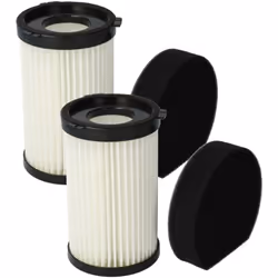 vhbw - the clever way Filtres à lamelles compatibles en pack de 2 pour votre aspirateur à main, aspirateur sec et humide ou a ...