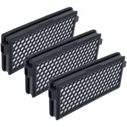 vhbw - the clever way Set de 3x filtre à charbon actif HEPA pour votre aspirateur, robot aspirateur ou nettoyeur vapeur - Gar ...