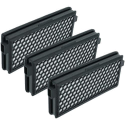 Vhbw - 3x filtre compatible avec Miele s 4000 - s 4999, s 4, S4211, S388, S381, S4210, S2120 aspirateur - filtre à charbon actif hepa noir / blanc