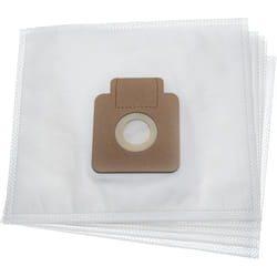 Vhbw - 5x Sacs compatible avec Hoover TFS5198011, TFS51960131900W, TFS5200011 aspirateur - microfibre non tissée, 23,7cm x 26,8cm blanc