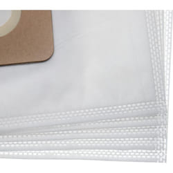 Vhbw - 10x Sacs compatible avec Hoover TFS5181017, TFS5181011, TFS5182012 aspirateur - microfibre non tissée, 23,7cm x 26,8cm blanc