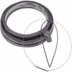 vhbw - the clever way Joint en caoutchouc de remplacement pour la porte de votre lave-linge Ce joint de porte hublot pratique ...