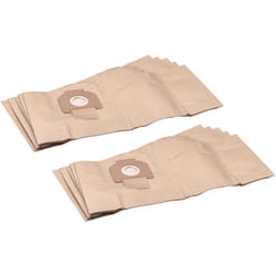 10x Sacs compatible avec Makita VC3210L, VC3011L, VC3012M, VC4210M, VC3012L aspirateur - papier, 66cm x 27,8cm marron - Vhbw