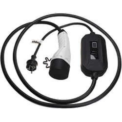 Vhbw - Câble de recharge type 2 vers prise euro f compatible avec vw Arteon eHybrid, Golf eTSI voiture électrique - 1 phase, 16 a, 3,5 kW, 3 m