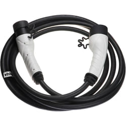 Vhbw - Câble de recharge type 2 vers type 2 compatible avec vw Arteon eHybrid, Golf gte, Golf eTSI voiture électrique - 3 phases, 32 a, 22 kW, 5 m