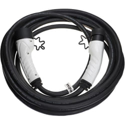 Vhbw - Câble de recharge type 2 vers type 2 compatible avec Renault Zoe E-Tech, Zoe voiture électrique - 3 phases, 32 a, 22 kW, 10 m