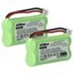 vhbw 2x Batterie remplacement pour V30145-K1310-X359 S30852-D1640-X1 T382 T436-U1 pour téléphone fixe sans fil (700mAh 24V