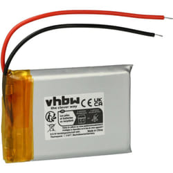 1x Batterie remplacement pour Marshall VDL603040 pour casque audio, écouteurs sans fil (650mAh, 3,7V, Li-ion) - Vhbw