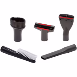 vhbw - the clever way Kit de buses et brosses avec 5 pièces pour aspirateur avec un tube rond de 35 mm de diamètre LE SET SE ...