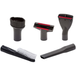 Lot de buses avec 5 pièces compatible avec Kärcher wd 5.800 ecoogic, wd 5 p, wd 5.600 mp aspirateur - 35 mm gris / rouge / blanc - Vhbw