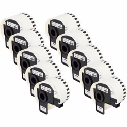 vhbw - the clever way Les étiquettes compatibles et à prix raisonnable avec support sont adaptés pour votre imprimante d'étiq ...
