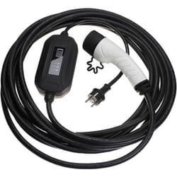 Vhbw - Câble de recharge type 2 vers prise euro f compatible avec Porsche Cayenne phev, Cayenne voiture électrique - 1 phase, 16 a, 3,5 kW, 10 m