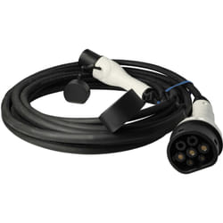 Vhbw - Câble de recharge type 2 vers type 2 compatible avec Porsche Taycan, Panamera phev voiture électrique - 1 phase, 32 a, 7 kW, 10 m