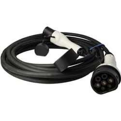 Vhbw - Câble de recharge type 2 vers type 2 compatible avec vw Arteon eHybrid, Golf eTSI voiture électrique - 1 phase, 32 a, 7 kW, 10 m