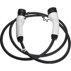 Câble de charge voiture électrique, triphasé, 16 a, 11 kW, 3 m type 2 vers type 2 compatible avec Toyota Prius phev, Proace City Electric - Vhbw