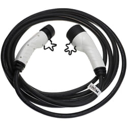Vhbw - Câble de recharge type 2 vers type 2 compatible avec Renault Zoe E-Tech, Zoe voiture électrique - 3 phases, 16 a, 11 kW, 7 m