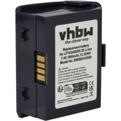 Vhbw - 1x Batterie remplacement pour Verifone BPK268-001-01-A pour scanner de code-barre pos (1800mAh, 7,4V, Li-ion)