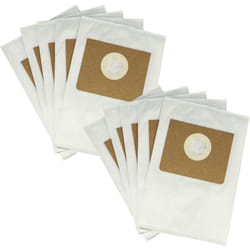 Vhbw - 10x Sacs remplacement pour Kärcher 6.907-469.0 pour aspirateur - microfibre non tissée, Typ m, 30cm x 21cm blanc
