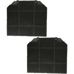 Vhbw - 2x Filtres à charbon actif compatible avec Franke Brick fdb 7078 xs, Brick fdb 8078 xs, Brick fdb 6078 xs hotte aspirante - 26,5 x 23,5 x 1,5