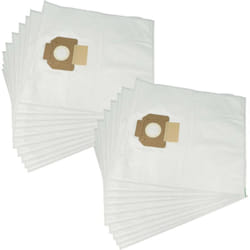 Vhbw - 20x Sacs compatible avec Nilfisk Alto Attix 350, Attix 360 2M, Attix 3 aspirateur - microfibre non tissée, 51cm x 43cm blanc