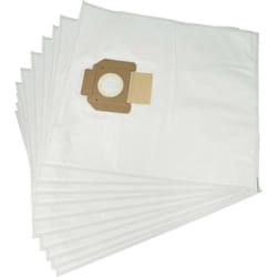 Vhbw - 10x Sacs compatible avec Nilfisk / Alto Attix 3, 350, 360 2M aspirateur - microfibre non tissée, 51cm x 43cm blanc