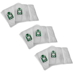 Vhbw - 30x Sacs remplacement pour Numatic 604015, NVM-1CH pour aspirateur - microfibre non tissée, 40cm x 41cm blanc