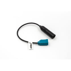 Vhbw - Adaptateur d'autoradio compatible avec Fiat à partir de 2008 - Adaptateur d'antenne Fakra (f) vers Din (m) 150 Ohm