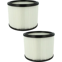 Vhbw - 2x Cartouche filtrante compatible avec Husqvarna wdc 220, wdc 325L aspirateur - Filtre pour particules fines, papier