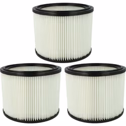 vhbw - the clever way Set de 3x élément de filtrage pour votre aspirateur multifonction, humide et sec - Utilisé pour les asp ...