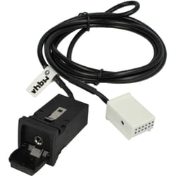 Câble adaptateur aux pour radio de voiture compatible avec Audi / Seat / Skoda / vw RCD510 - Vhbw