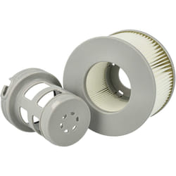 Cartouche filtrante compatible avec MSpa Mont Blanc piscine pompe de filtration, filtre à eau gris / blanc - Vhbw