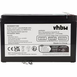 vhbw - the clever way - Batterie de rechange de haute qualité avec une grande autonomie et compatible avec votre ASI (vous tr ...