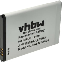 Vhbw - 1x Batterie remplacement pour Huawei HB554666RAW, HB5F2H pour routeur modem hotspots (1700mAh, 3,7V, Li-ion)